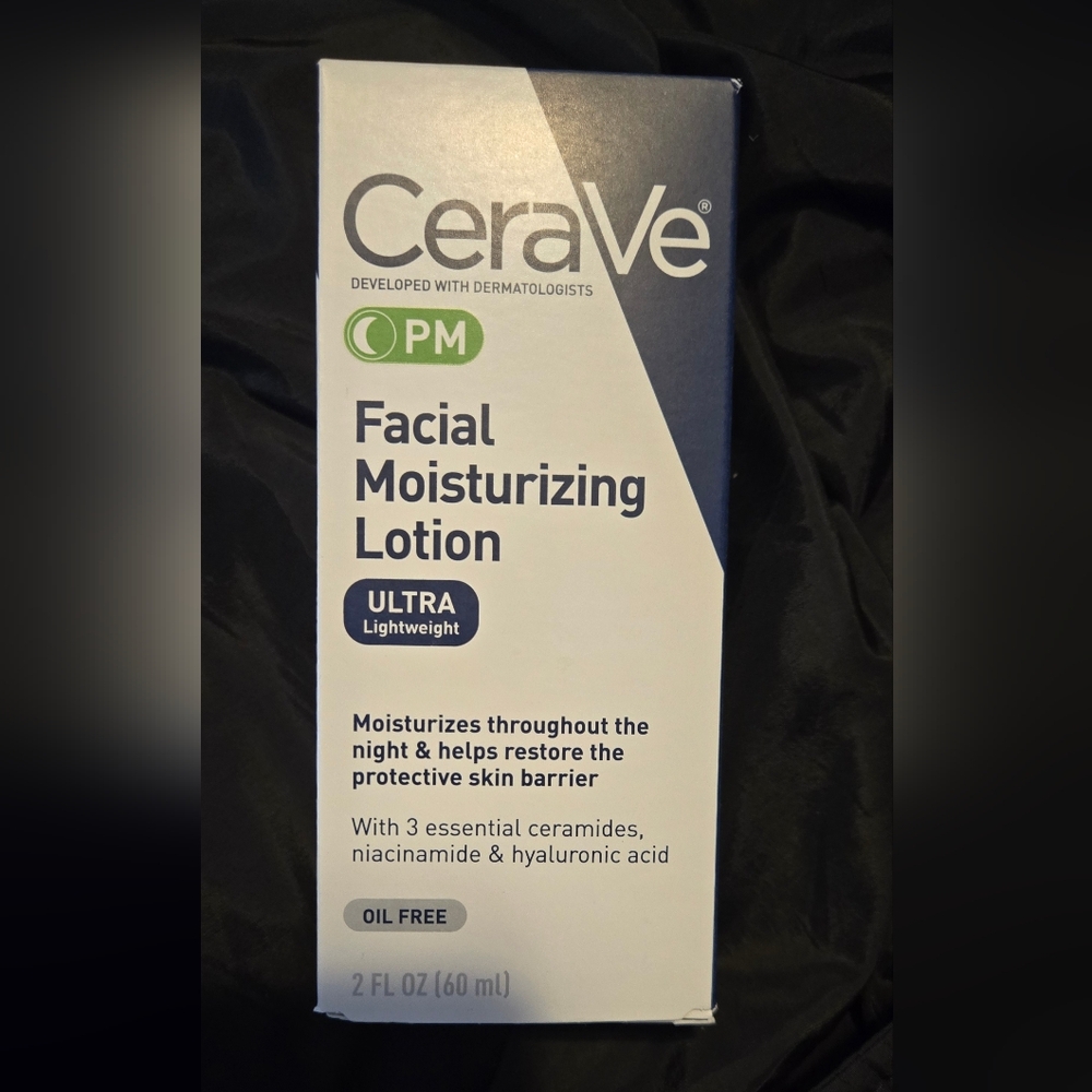 BNIB CeraVe facial P.M. moisturizing lotion 2 fl.oz(60 ml)